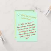 Grappig "Word archeoloog, verwoest de wereld" Kaart (Voorkant / Achterkant in situ)