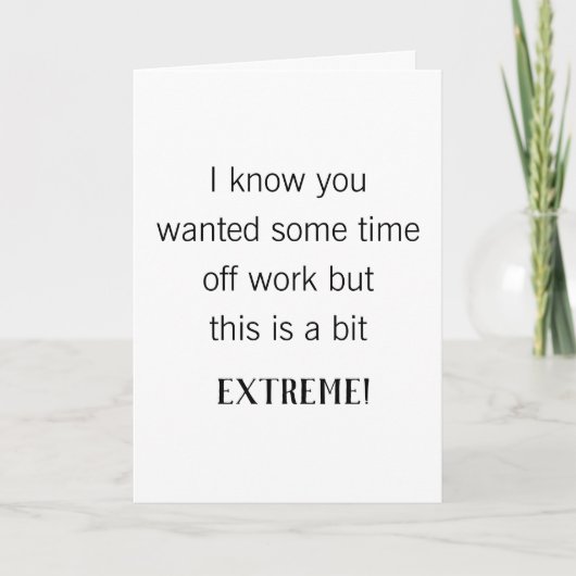 Grappig word snel goed collega kaart (Voorkant)