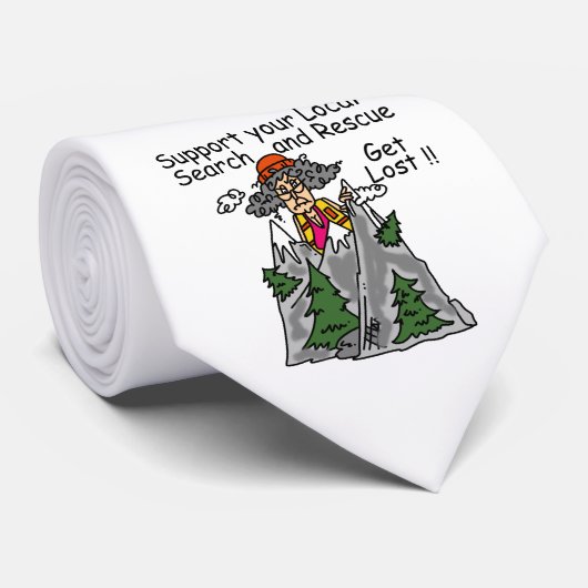 Grappig word Verloren Stropdas (Opgerold)