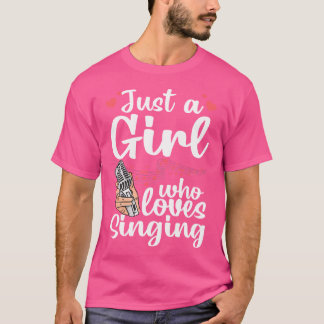 Grappig zangontwerp voor meisjes vrouwen Kinder za T-shirt