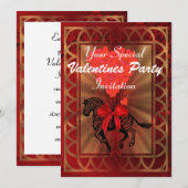 Grappig zebra & liefdeshart Valentijns feest Kaart (Voorkant / Achterkant)