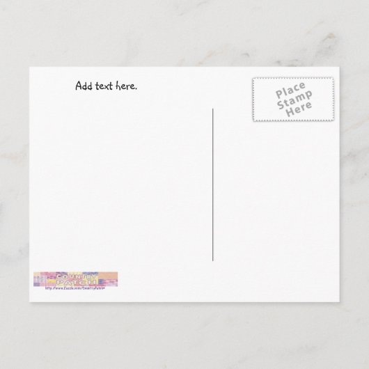 Grappig Zee-havik Bird·Custom Aankondigingskaart (Achterkant)