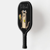Grappig Zee Otter Spelen Pickleball Cartoon Pickleball Paddle (Links)