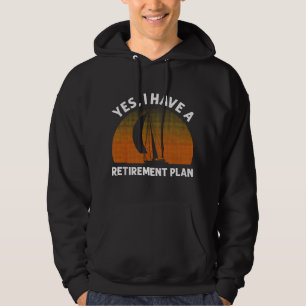 Grappig Zeilen Voor Mannen Vrouwen Zeilen Pensioen Hoodie