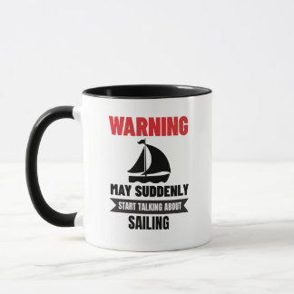 Grappig zeilgeschenk voor zeiler bootkapitein mok