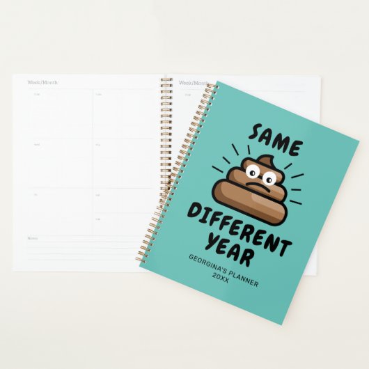 Grappig zelfde onzin 2026 planner (Display)