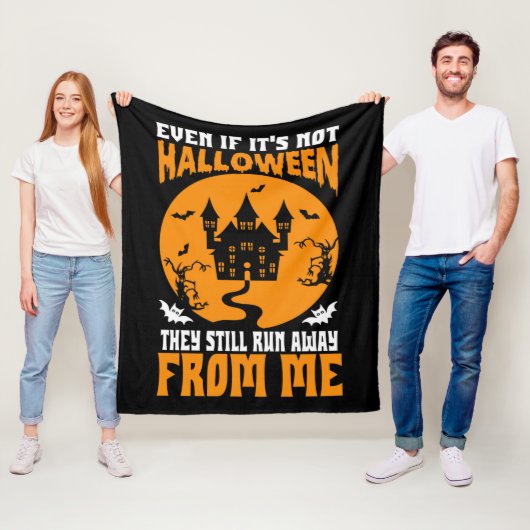 Grappig zelfs als het geen halloween fleece Blanke (In situ)