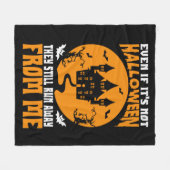 Grappig zelfs als het geen halloween fleece Blanke (Voorkant (Horizontaal))