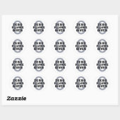 Grappig "Zero ... gegeven" Ronde Sticker (Vel)