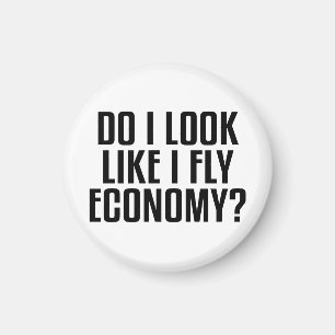 Grappig Zie Ik Eruit Als Of Ik Economy Class Reis  Magneet