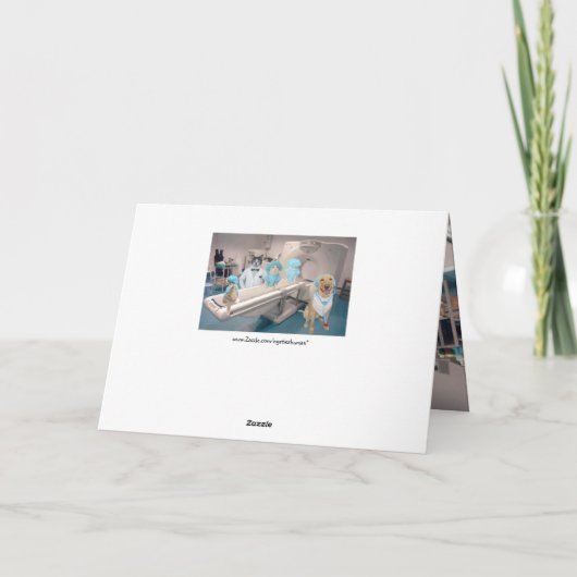 Grappig Ziekenhuis Verblijf Word Goed Kaart (Achterkant)