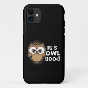Grappig zijn uil goed cadeau dierenvriend iPhone 11 hoesje