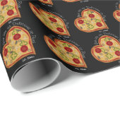 Grappig, zo lekker als een pizza Valentijnsdag Cadeaupapier (Rol Hoek)