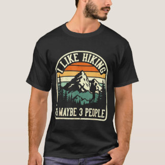 Grappig zoals wandelen en misschien 3 mensen outdo t-shirt