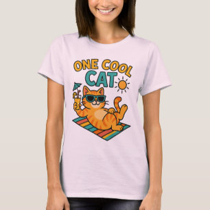 Grappig zomercat liefhebber T-shirt