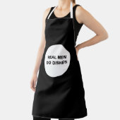 Grappig zwart-wit Mannen doen hun brood Schort (Insitu)