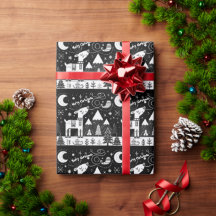 Grappig zwart-wit rendierpatroon