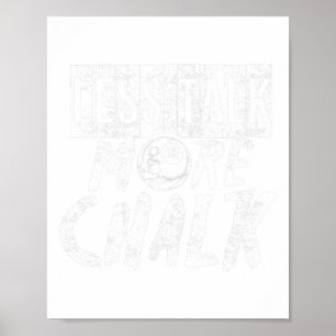 Grappig zwembad biljart woordspeling minder praten poster
