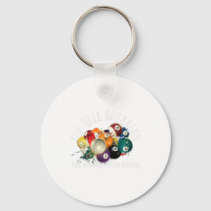 Grappig zwembad De balbrekers zwembad met houding Sleutelhanger