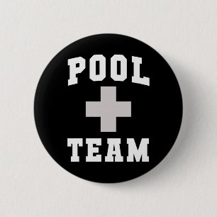 Grappig Zwembad Team Strand Cruise Zwem Scu Strand Ronde Button 5,7 Cm