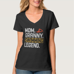 Grappig Zwemmen Mama Granny Legend Cool Granny T-shirt