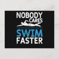 Grappig zwemteam Coach Sport Niemand kan swim geve
