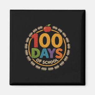 Grappige 100 dagen school citaat, Cool leraar, 100 Magneet