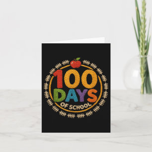 Grappige 100 dagen school citaat Cool Leraar 100st Kaart