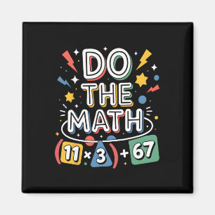 Grappige 100 dagen school wiskunde vergelijking do magneet