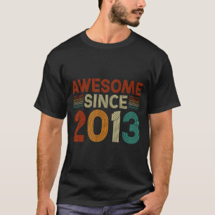 Grappige 12-jarige geweldig sinds 2013 verjaardag t-shirt