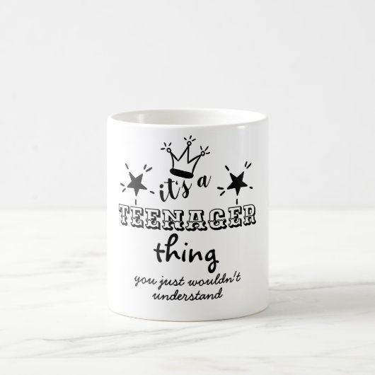 Grappige 13e verjaardag Het is een TIENER Dingen I Koffiemok (Center)