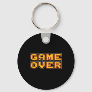 Grappige 1980s Retro Videogame Arcade Nostalgie Ga Sleutelhanger