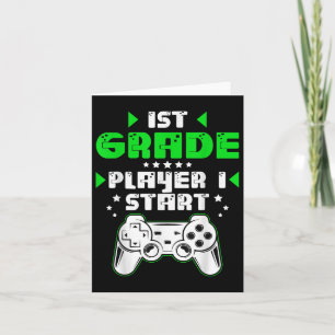 Grappige 1e klas speler Terug naar school Game Vid Kaart
