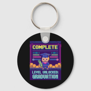 Grappige 2025 Gamer Level Compleet Master College Sleutelhanger