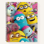 Grappige 3D gezichten Notitieboek (Voorkant)