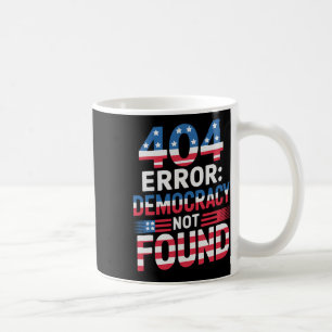 Grappige 404-fout IT-technologie VS liberale democ Koffiemok