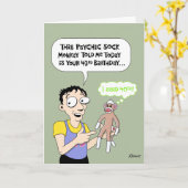 Grappige 40e verjaardag kaart (Gele Bloem)