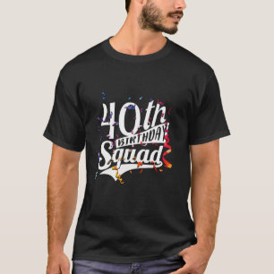Grappige 40e verjaardag voor mannen vrouwen 1981 S T-shirt