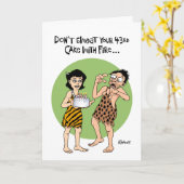 Grappige 43e verjaardag kaart (Gele Bloem)