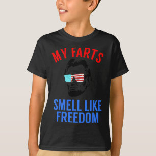 Grappige 4 juli-feest - Grappige Abe Lincoln T-shi T-shirt