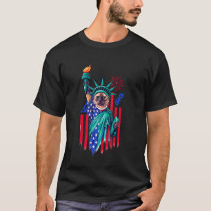Grappige 4 juli Siamees kattenliefhebber Amerikaan T-shirt