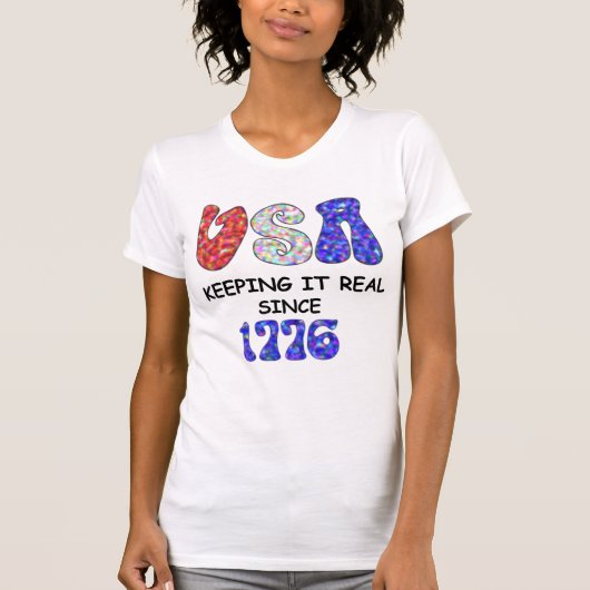 grappige 4 juli t-shirt (Voorkant)