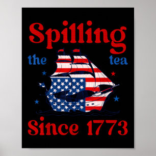 Grappige 4 juli thee morsen sinds 1773 4 poster