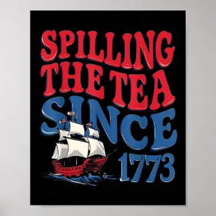 Grappige 4 juli Thee Morsen Sinds 1773 Vier Poster
