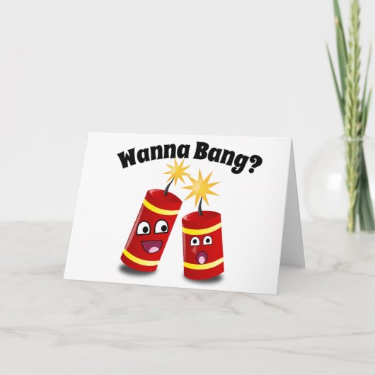 Grappige 4 van Juli Kaart (Voorkant)