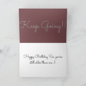 grappige 50e verjaardag kaart (Binnen)