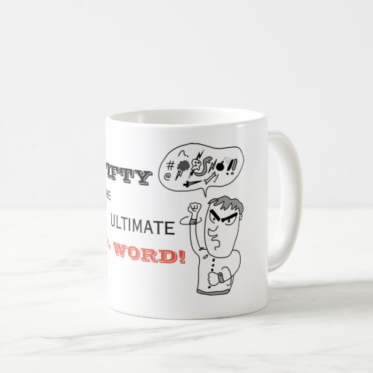 Grappige 50ste Verjaardag Mok Fifty The Ultimate F (Voorkant rechts)