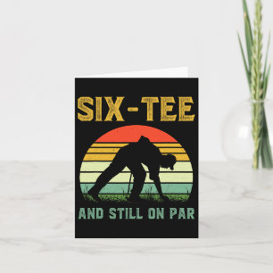 Grappige 60e Verjaardag Golf Pun Golfen 60 Jaar Ou Kaart