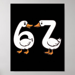 Grappige 67 Gans Domme Hersenen Rot Leraar Gen Alp Poster