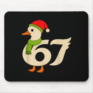 Grappige 67 Gans Kerstmis 6 7 Meme Eend Kerstman H Muismat